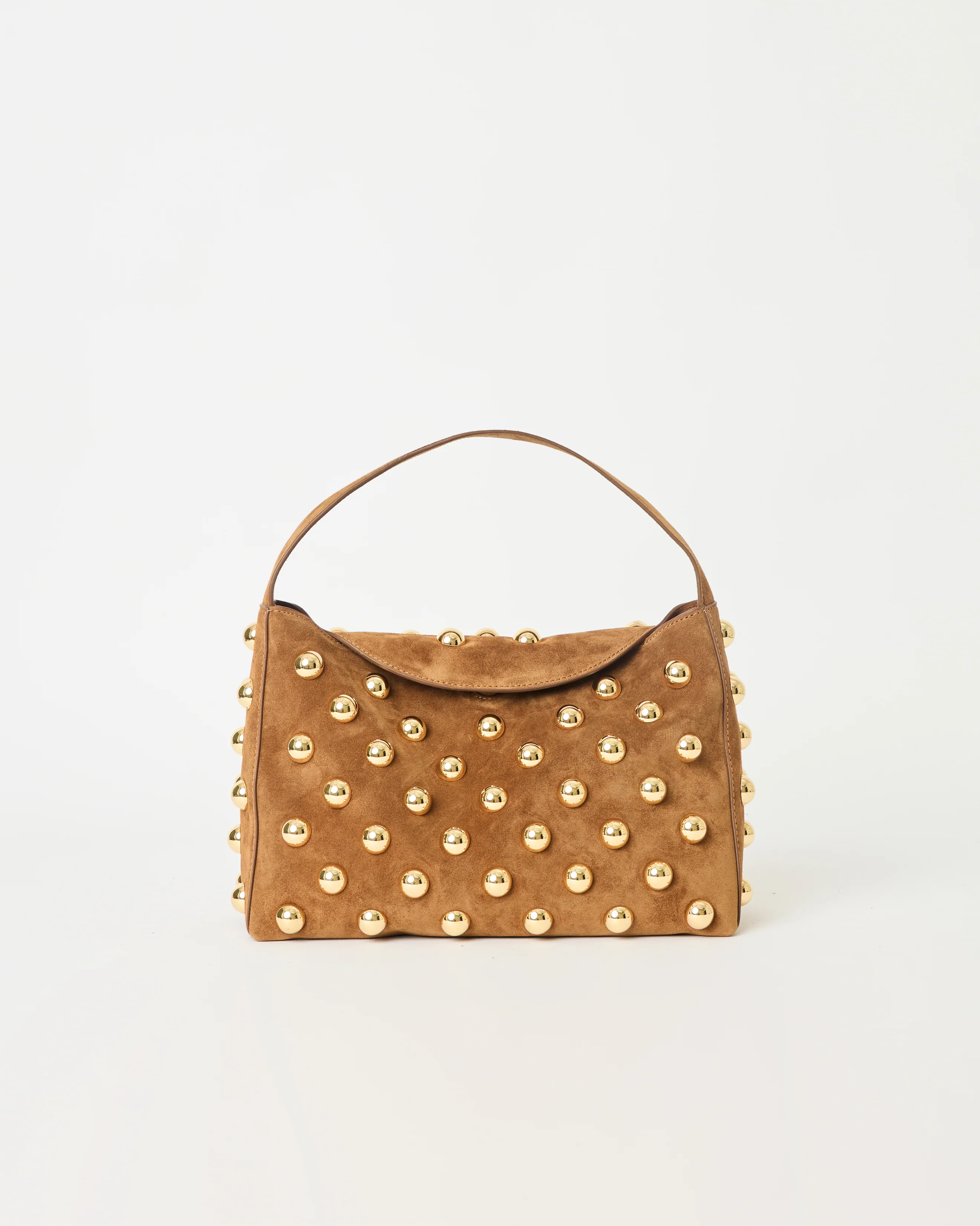 GAIA STUDDED SUEDE BAG