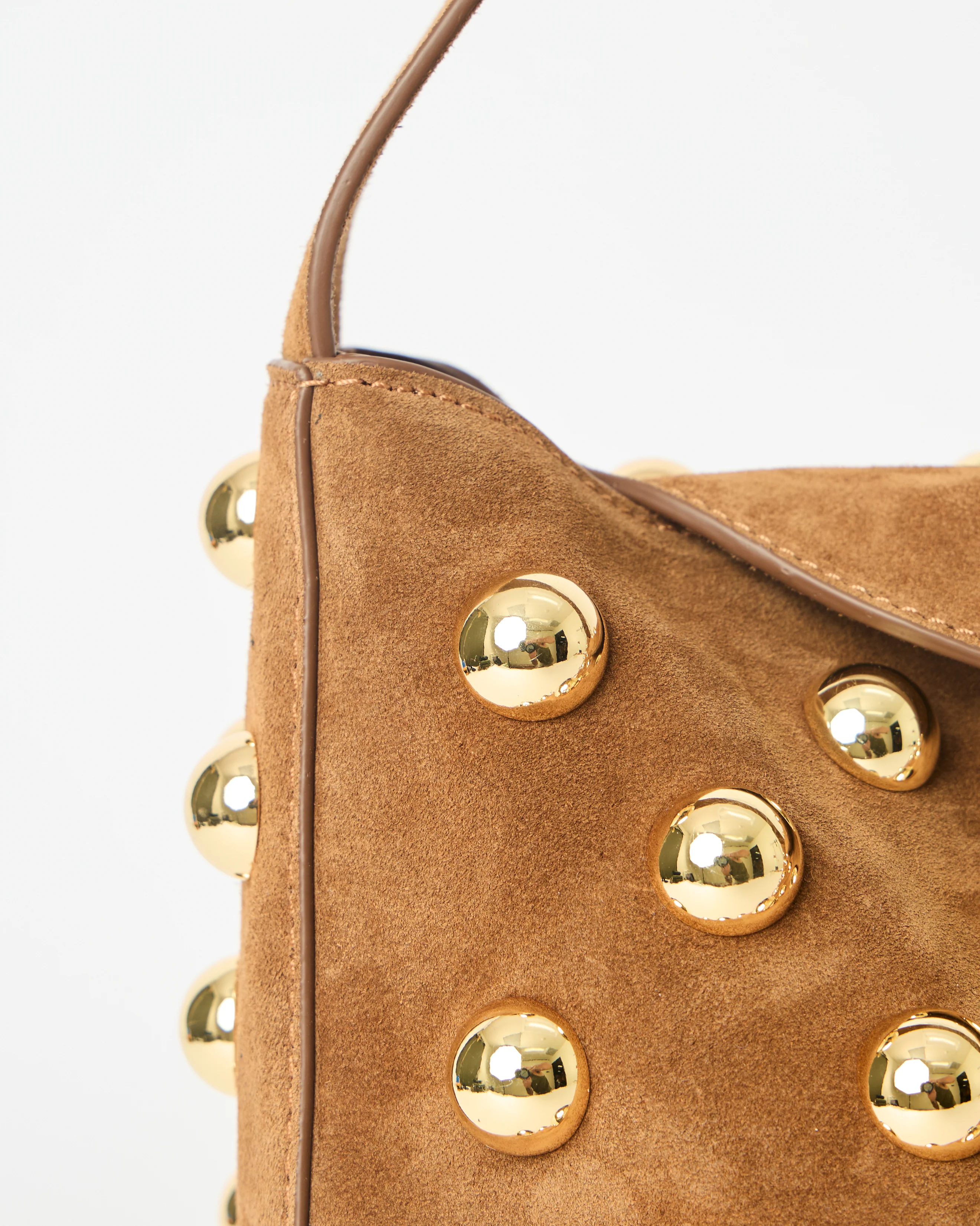 GAIA STUDDED SUEDE BAG - Image 4