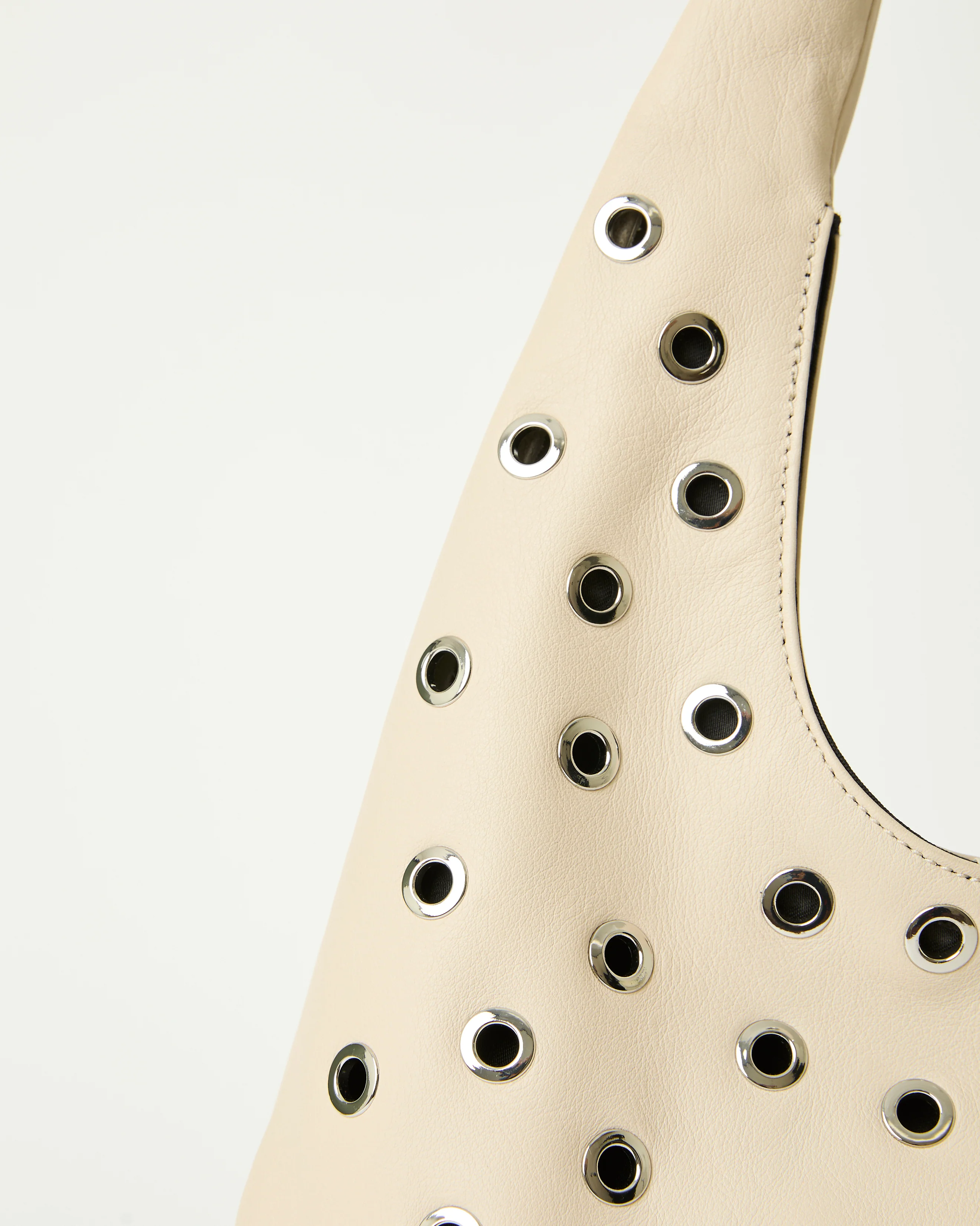 GIA GROMMET LEATHER HOBO - Image 8