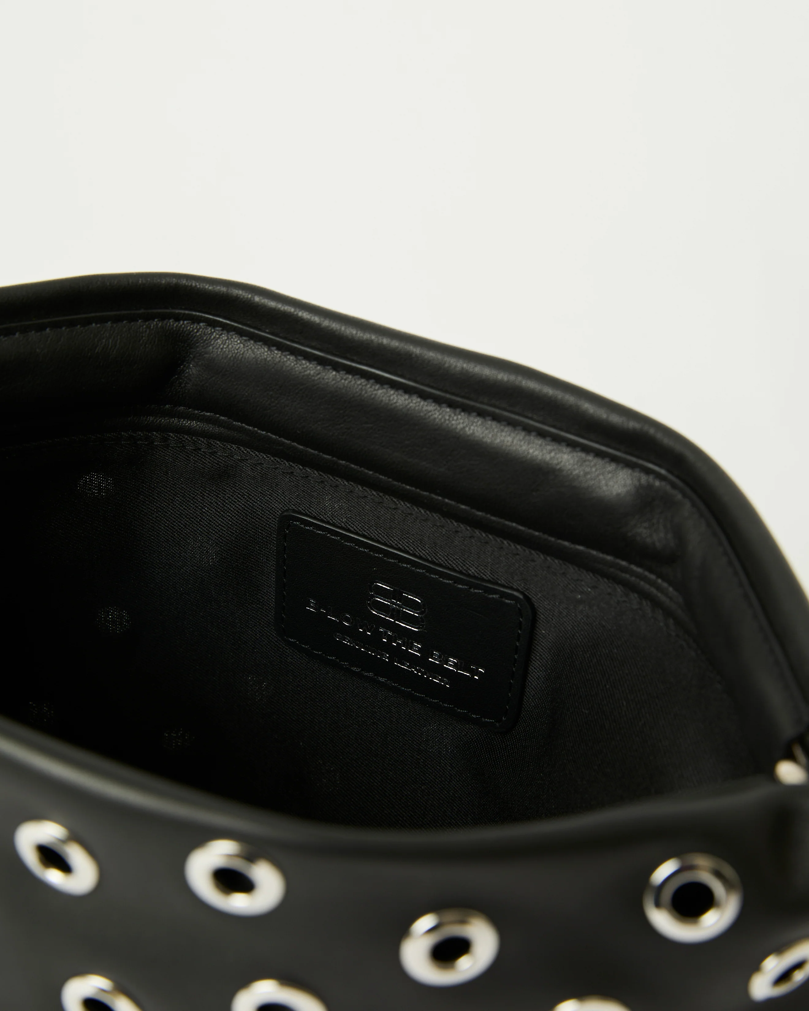 GIA GROMMET LEATHER CLUTCH (FINAL SALE) - Image 9