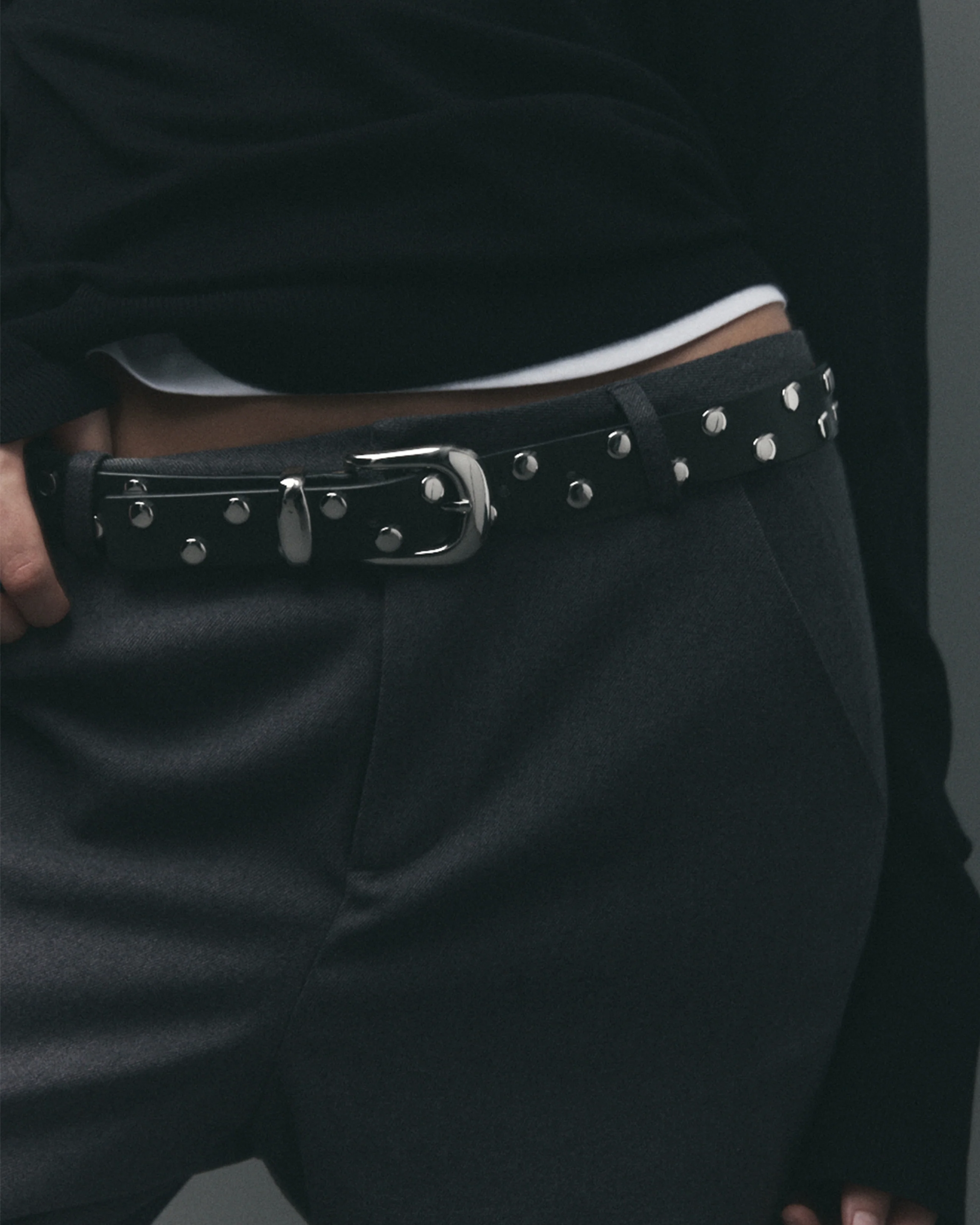 JUNIPER STUDDED LEATHER BELT (FINAL SALE) - Image 6