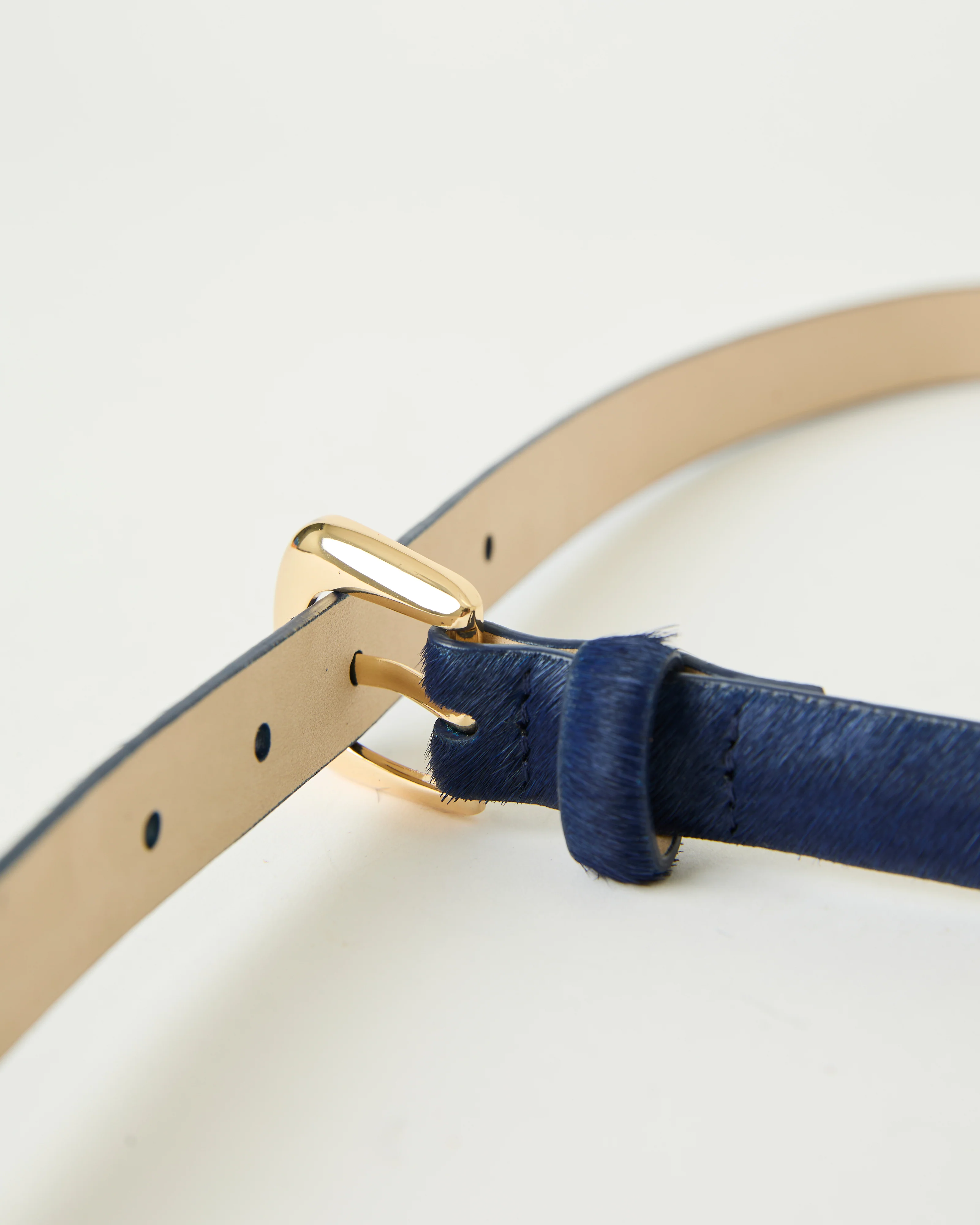 KENNEDY MINI CALF-HAIR LEATHER BELT - Image 8