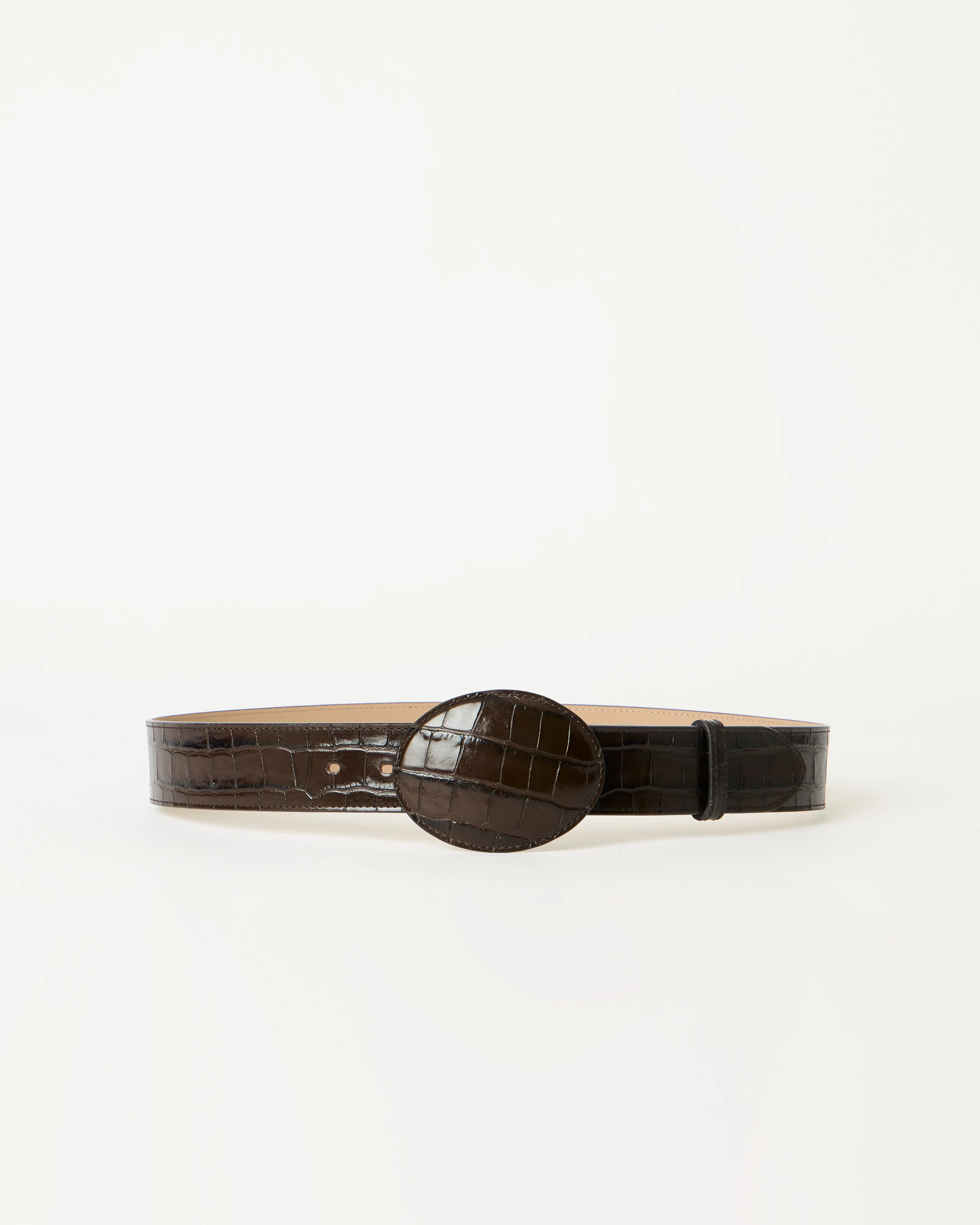 MABEL CROCO LEATHER BELT - Image 3