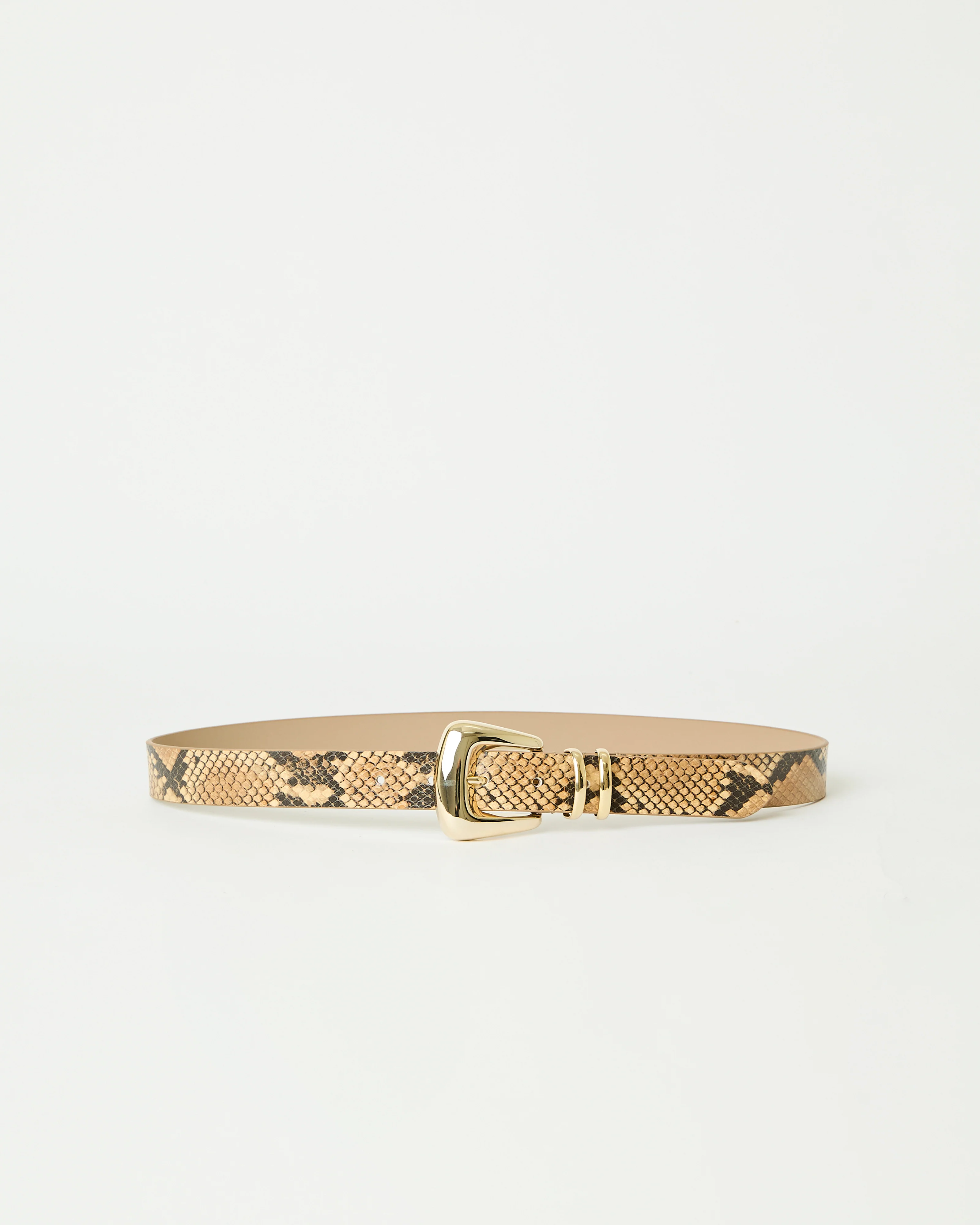 MILAN PYTHON LEATHER BELT - Image 2