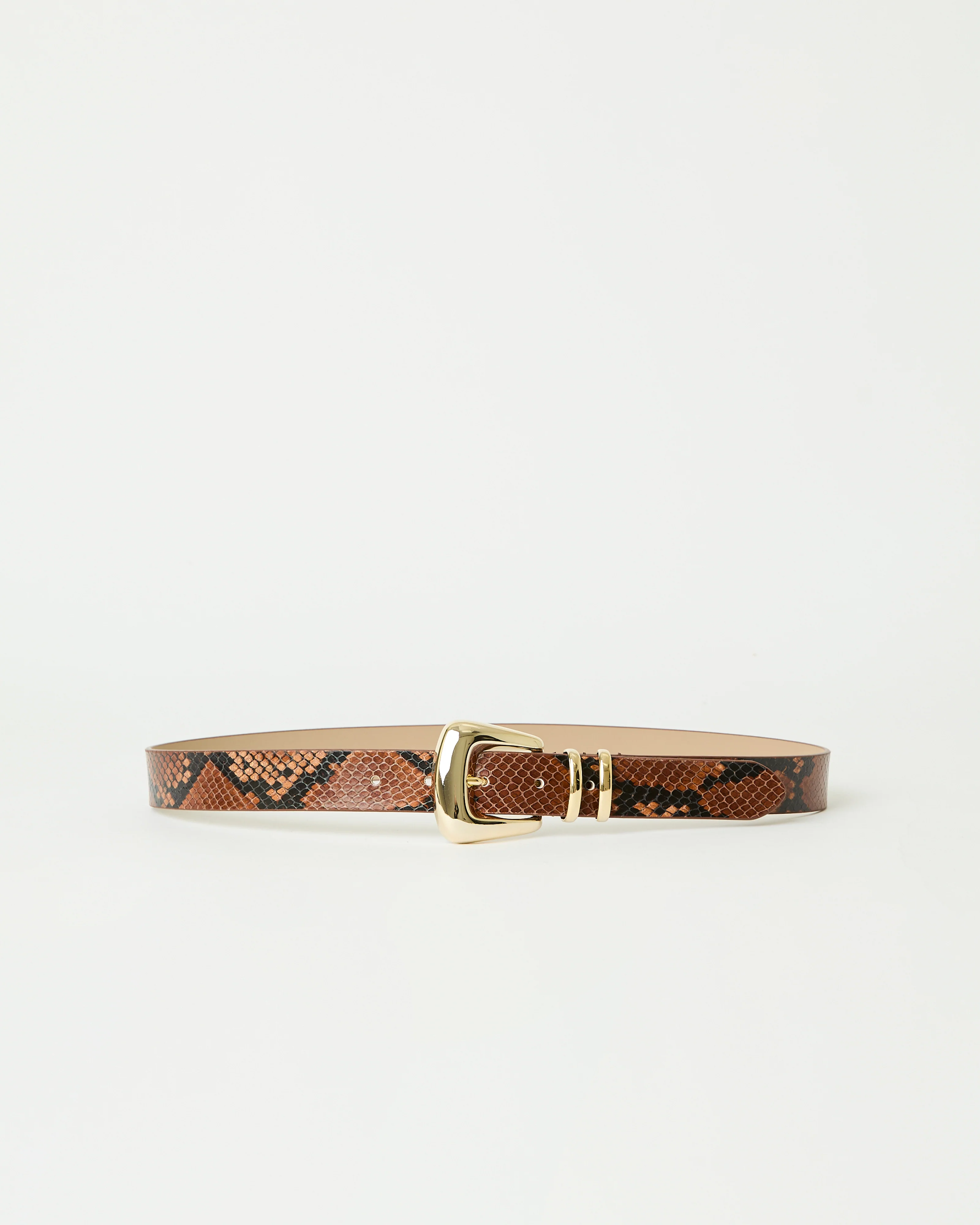 MILAN PYTHON LEATHER BELT - Image 3