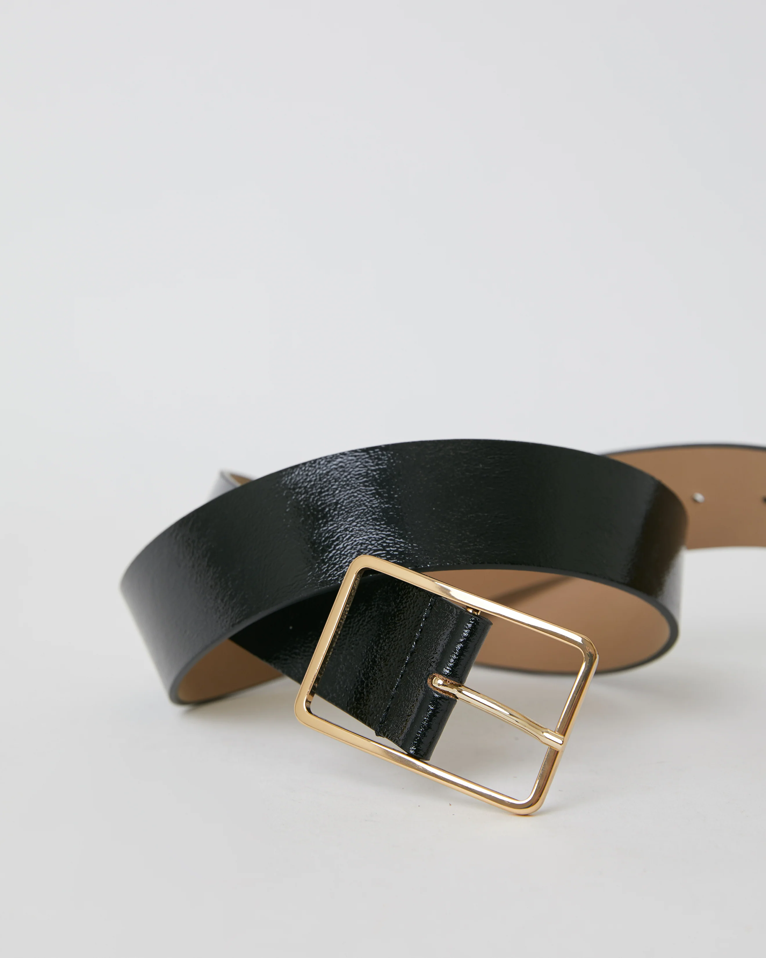 MILLA GLOSS LEATHER BELT - Image 5