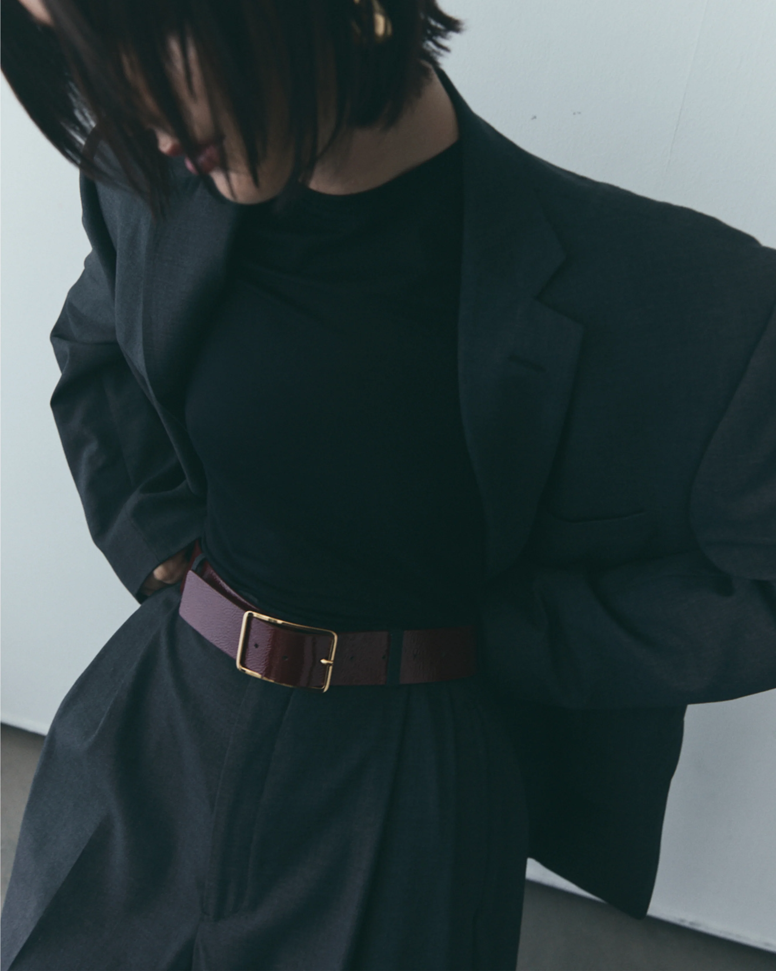 MILLA GLOSS LEATHER BELT - Image 9