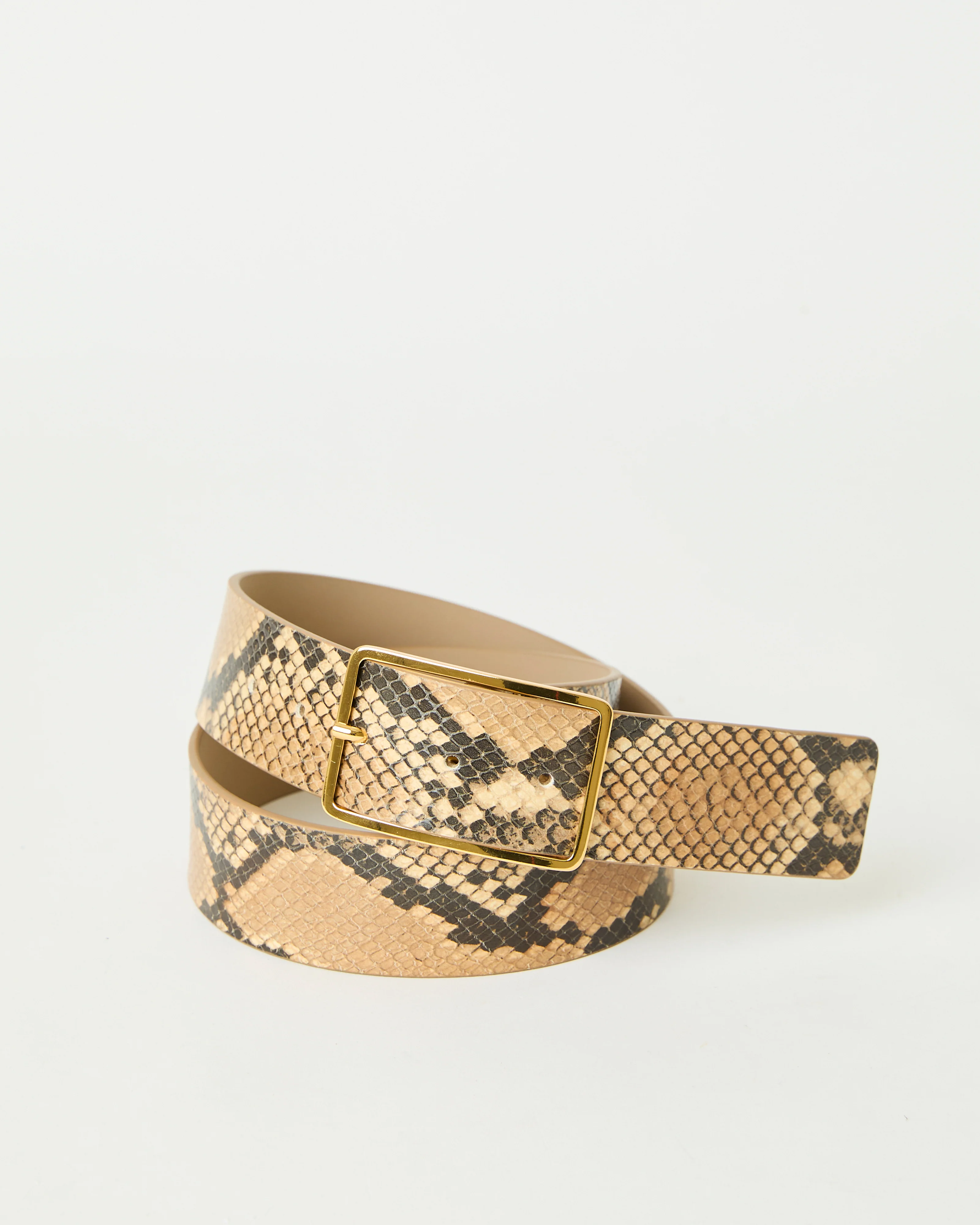 MILLA PYTHON LEATHER BELT - Image 5