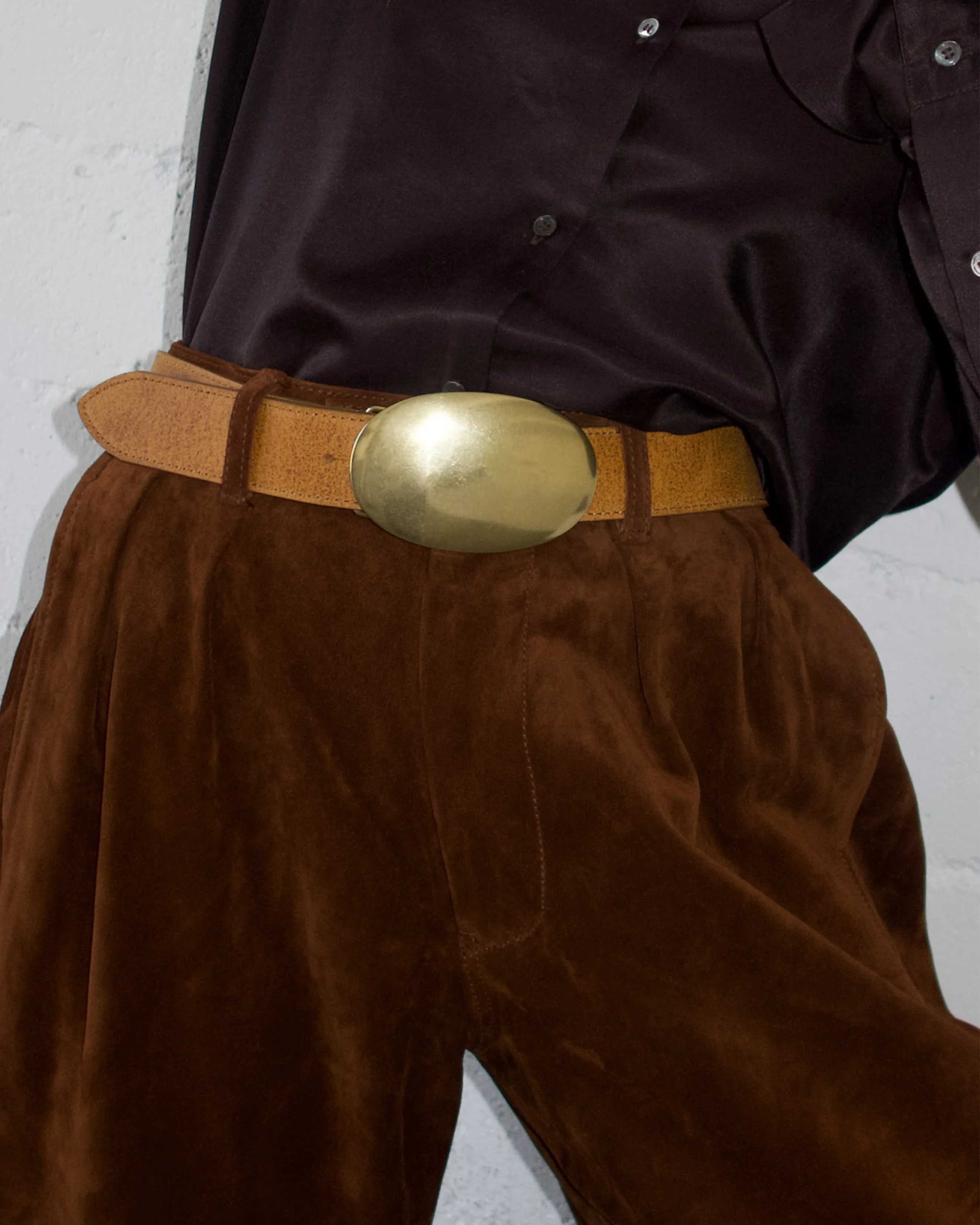 MYRA WASHED LEATHER BELT - Image 3