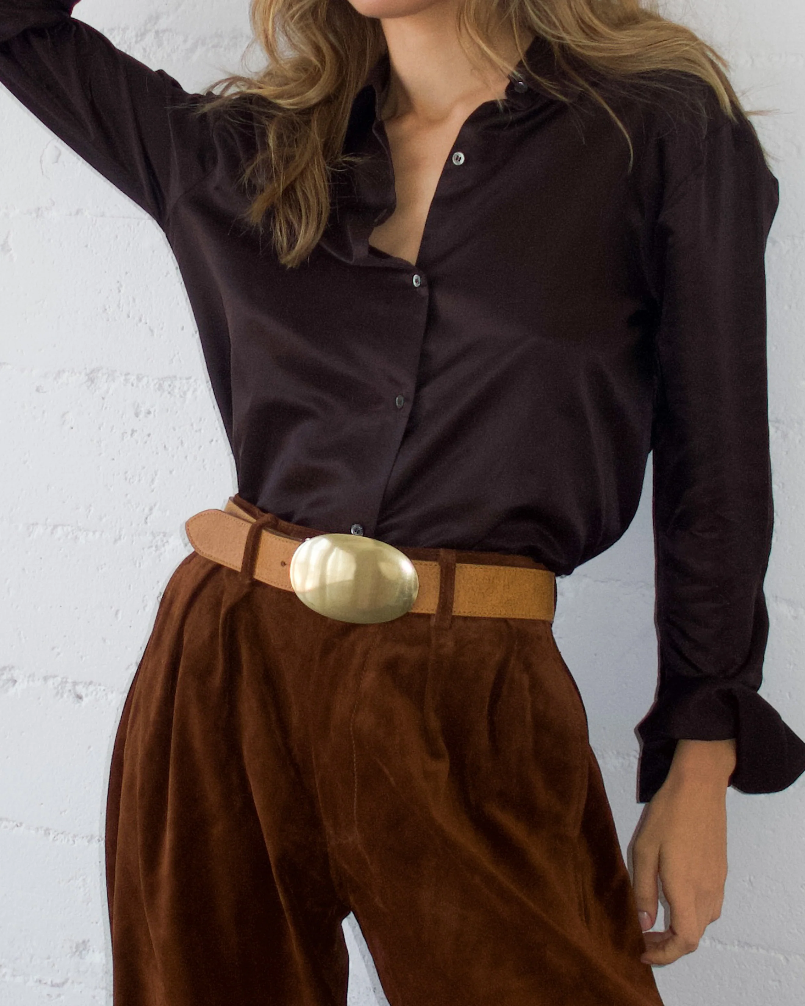 MYRA WASHED LEATHER BELT - Image 4